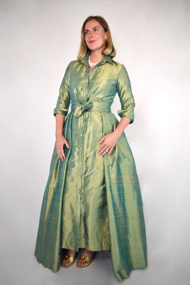 Overskirt in Silk Dupioni- Offered in 7 colors