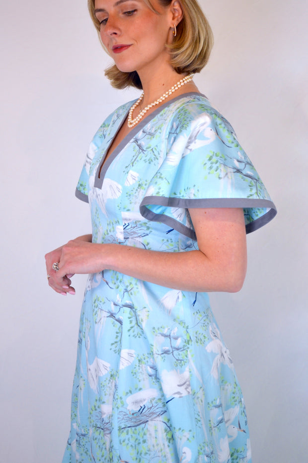 Hilary Gown in Aqua Rookery