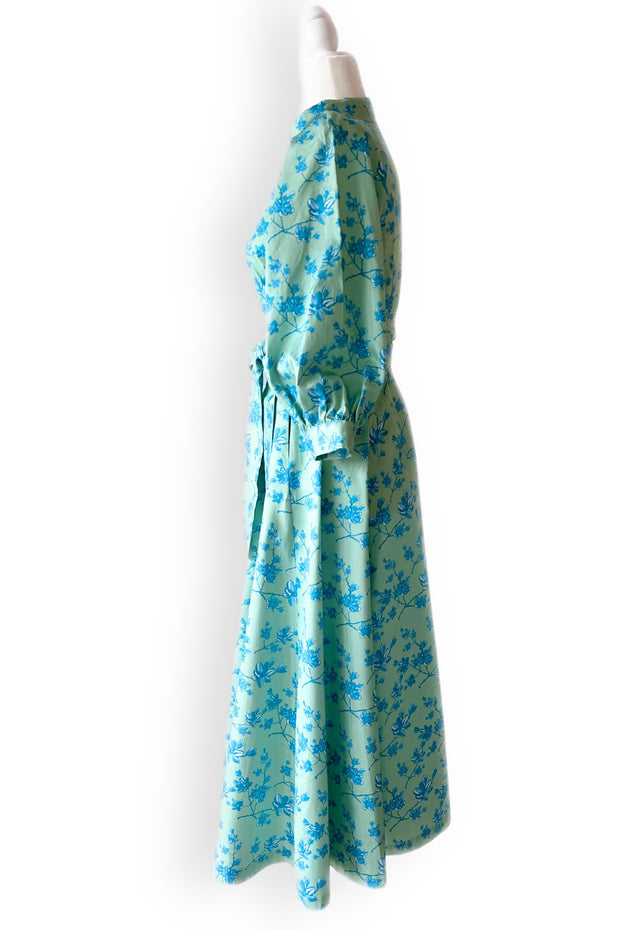 Charleston in Pistachio and Teal Blooms
