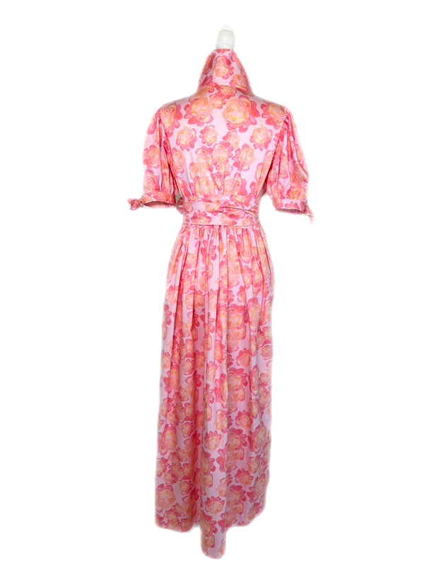Beaufort Maxi Dress in Pink Peony