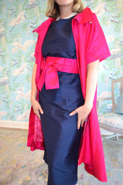 Opera Cloak in Silk Dupioni- 6 Colors