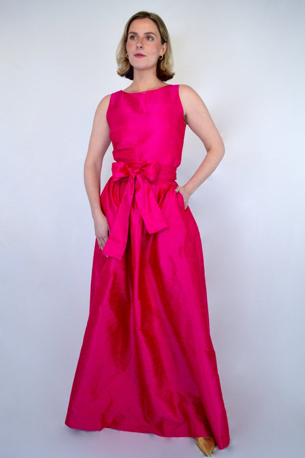 dupioni silk cocktail dress Cocktail Dress Silk Dupioni Blue-Pre-Order 10