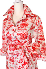Ready to Wear Huntington in Red Toile- at a special price!