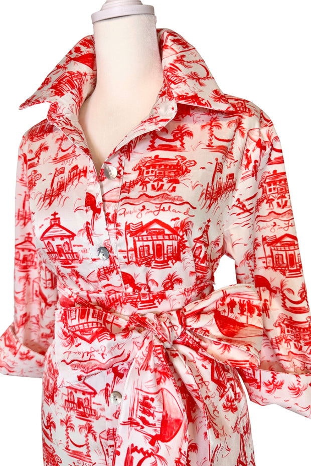 Ready to Wear Huntington in Red Toile- at a special price!