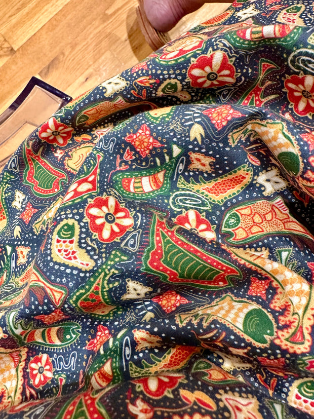 Trout Paisley Waverly Shirt Dress
