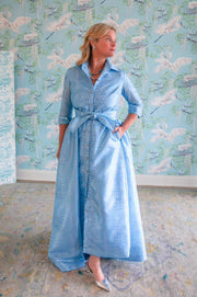 Taffeta Huntington in Aquamarine Gator