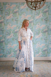 Taffeta Overskirt in English Garden