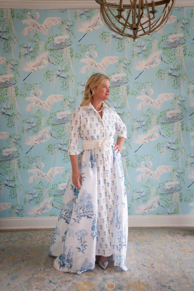 Taffeta Overskirt in English Garden