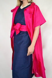 Opera Cloak in Silk Dupioni- 6 Colors