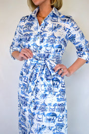 Ready to Wear Huntington in Blue Toile- at a special price!