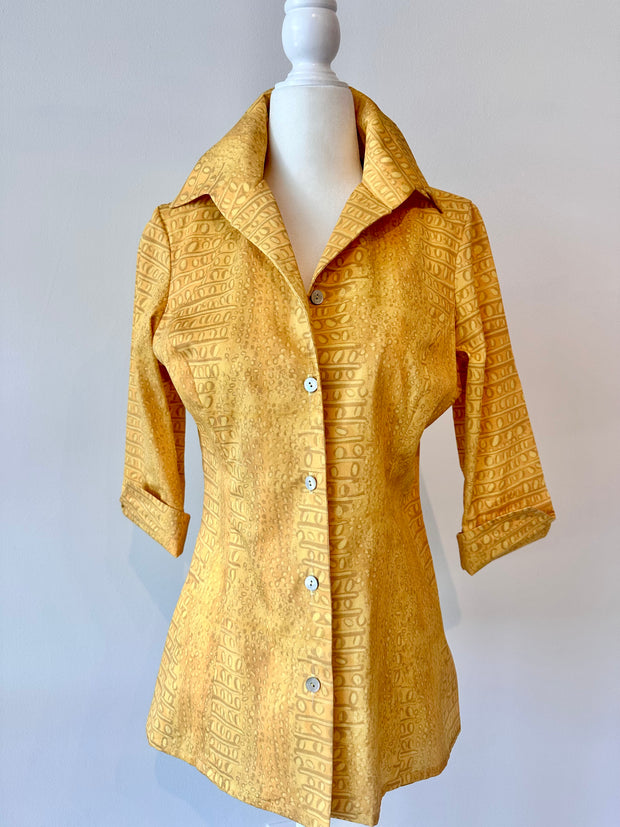 DeBordieu Shirt in Saffron Gator