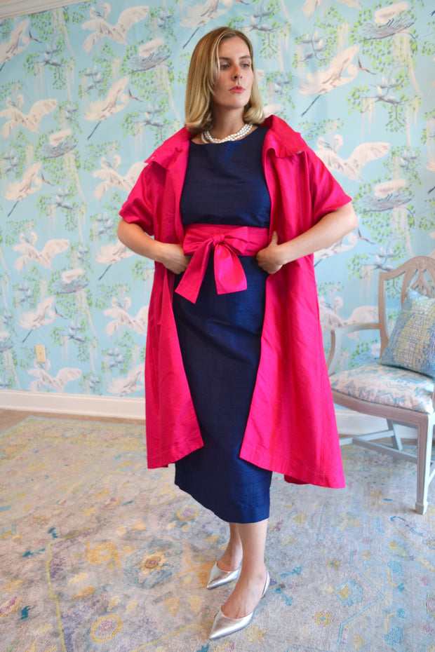 Opera Cloak in Silk Dupioni- 6 Colors