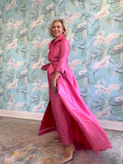 Taffeta Overskirt in Begonia Pink