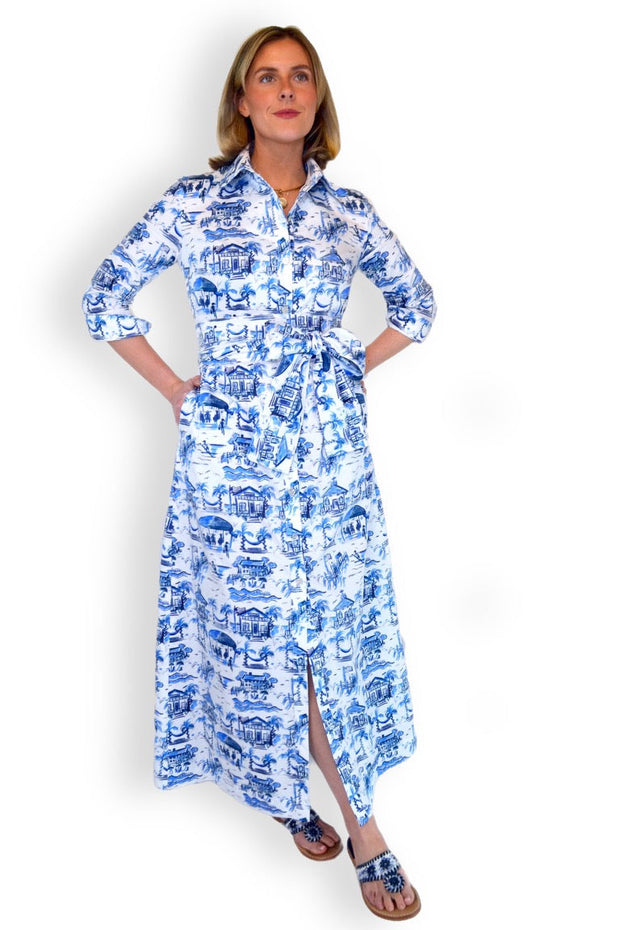 Ready to Wear Huntington in Blue Toile- at a special price!