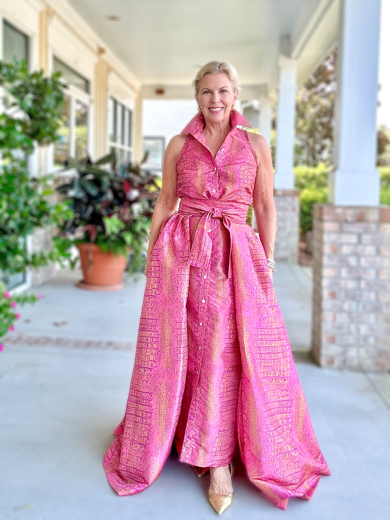 Taffeta Overskirt in English Garden