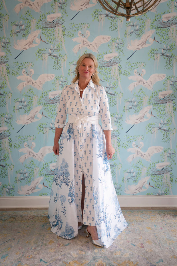 Taffeta Overskirt in English Garden