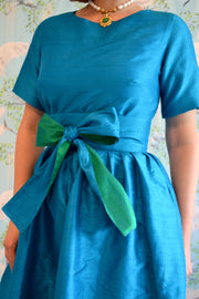 Short Sleeved Shirt in Silk Dupioni- Offered in 8 colors
