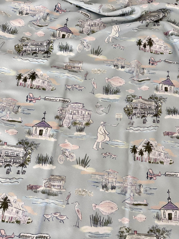 Arrogantly Shabby Baby Blanket in Gray or Powder with lime or Blue and White