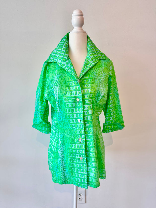 DeBordieu Shirt in Saffron Gator