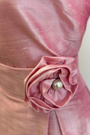 Grace Gown in Silk with Short Sleeve or Three Quarter Sleeve