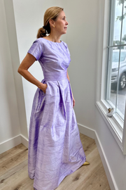 Grace Gown in Silk with Short Sleeve or Three Quarter Sleeve