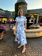 Charleston Dress in Hydrangea