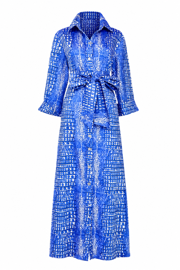 Huntington in Cobalt Blue Gator Print 2XL