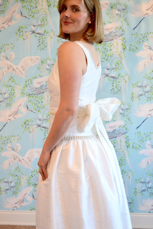 silk dupioni dress Marie Dress in Silk Dupioni Louise New York