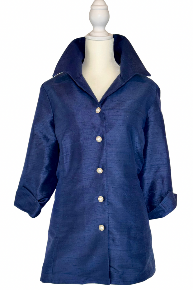 DeBordieu Shirt in Silk Dupioni- Offered in 8 colors