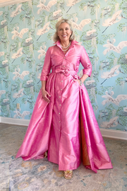 Overskirt in Silk Dupioni- Offered in 10 colors