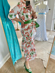 DeBordieu Ruffle Skirt in Parrot Tulip