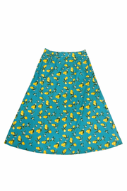 DeBordieu Skirt in Lemon and Teal