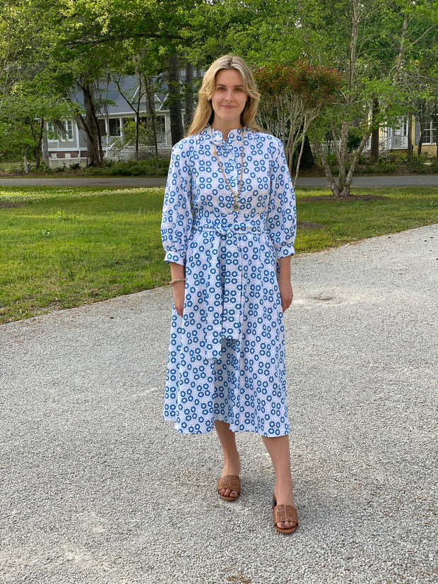 Charleston in Blue or Yellow Sun Tile