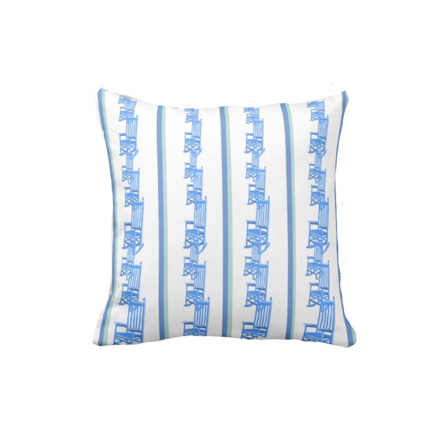 Rocker Stripe Cotton Pillow