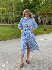 Charleston in Blue or Yellow Sun Tile