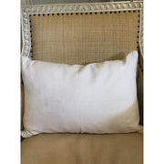Southport CT Toile Cotton/Linen Lumbar Pillow - Blue
