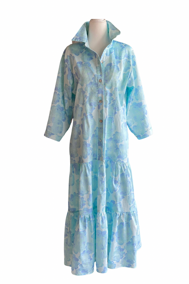 Waverly Tiered in Aqua and Sea Foam Peony