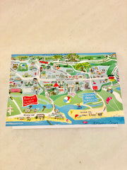 Pawleys Island Map Folded Notecards
